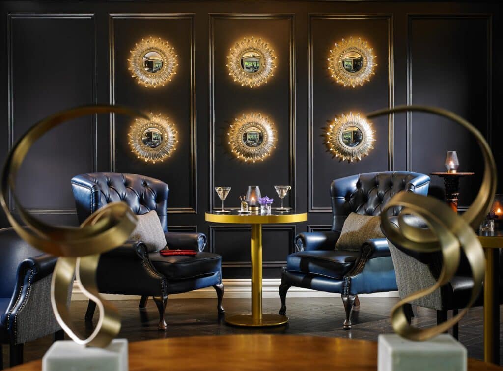 Trendy and modern hotel bar at Randles Hotel Killarney